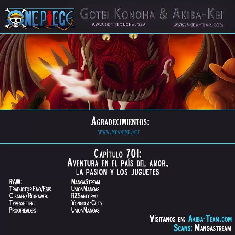 One Piece - Capítulo 701 - Página 1 - LectorTMOo