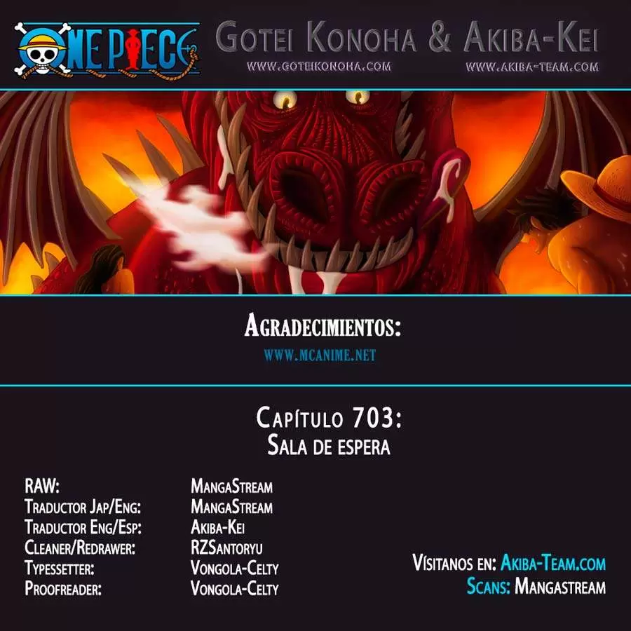 One Piece - Capítulo 703 - Página 1 - LectorTMOo