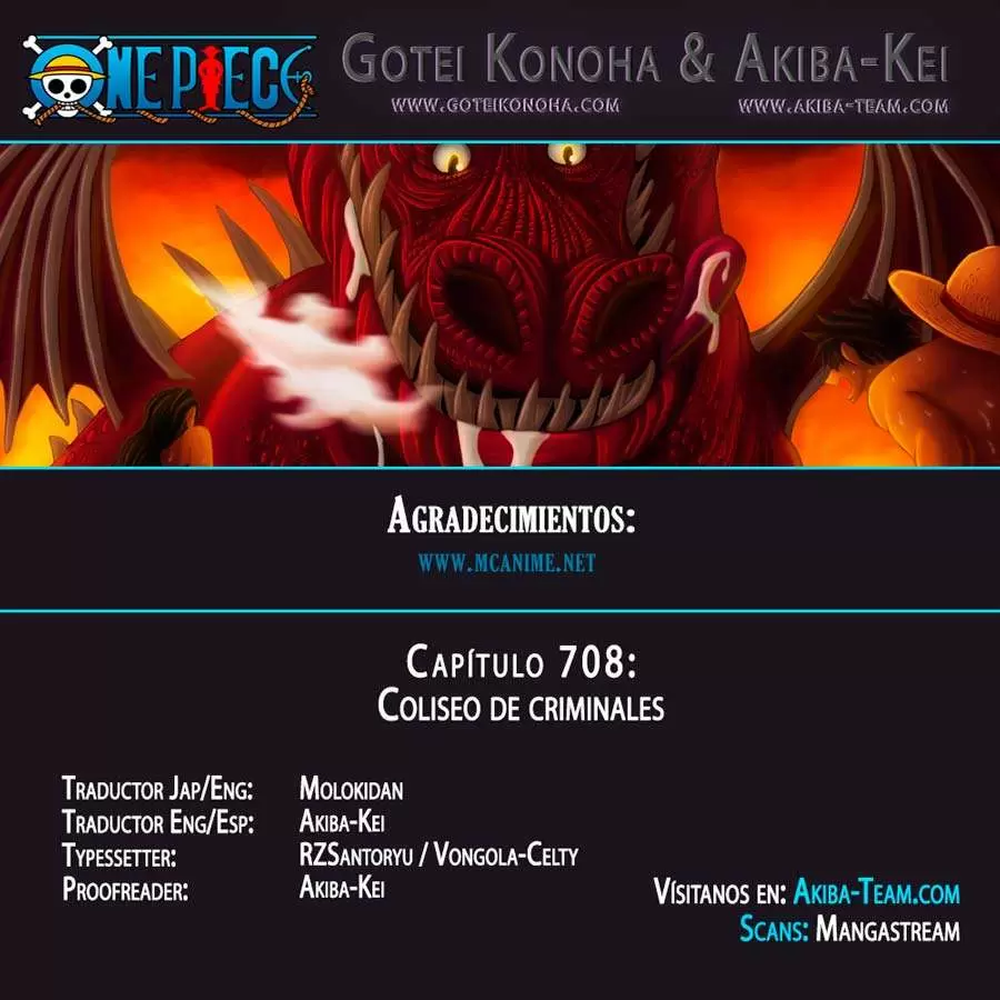 One Piece - Capítulo 708 - Página 1 - LectorTMOo