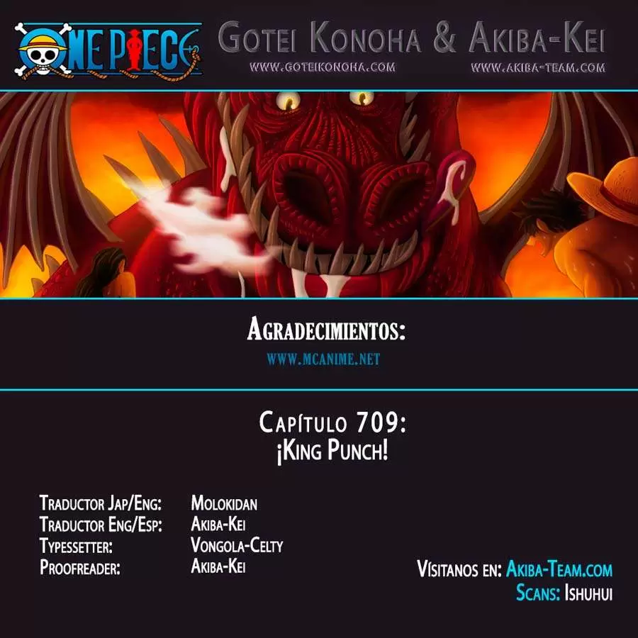 One Piece - Capítulo 709 - Página 1 - LectorTMOo