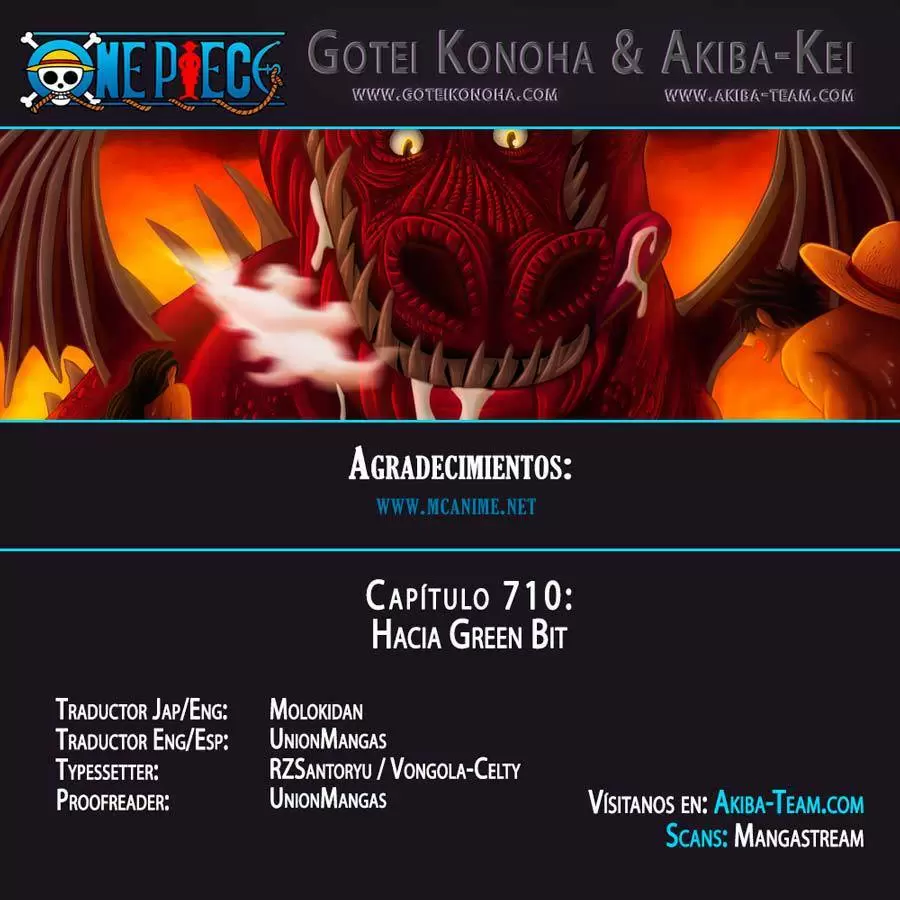 One Piece - Capítulo 710 - Página 1 - LectorTMOo