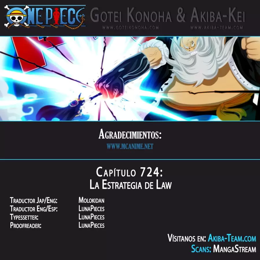One Piece - Capítulo 724 - Página 1 - LectorTMOo
