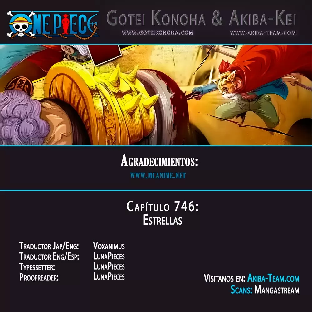One Piece - Capítulo 746 - Página 1 - LectorTMOo