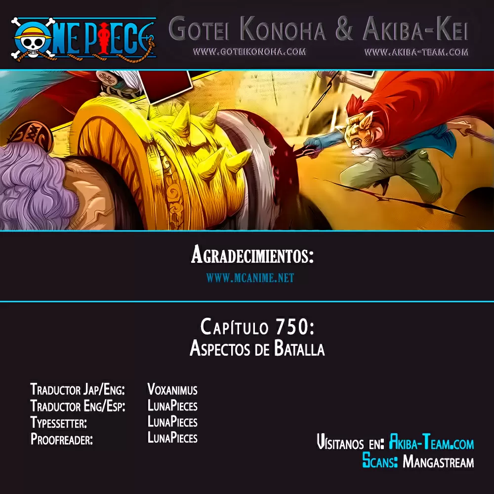 One Piece - Capítulo 750 - Página 1 - LectorTMOo