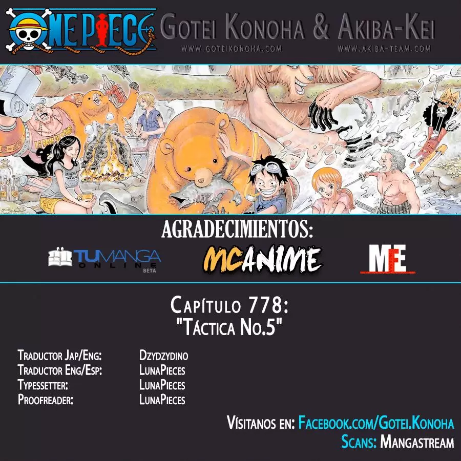 One Piece - Capítulo 778 - Página 1 - LectorTMOo