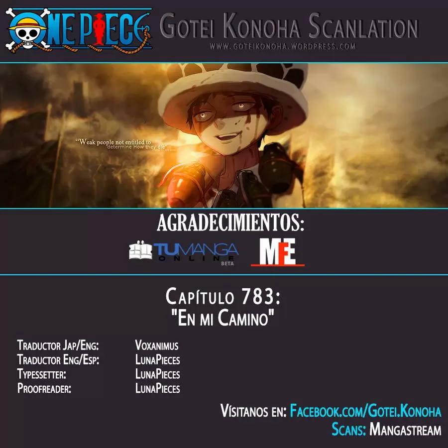 One Piece - Capítulo 783 - Página 1 - LectorTMOo