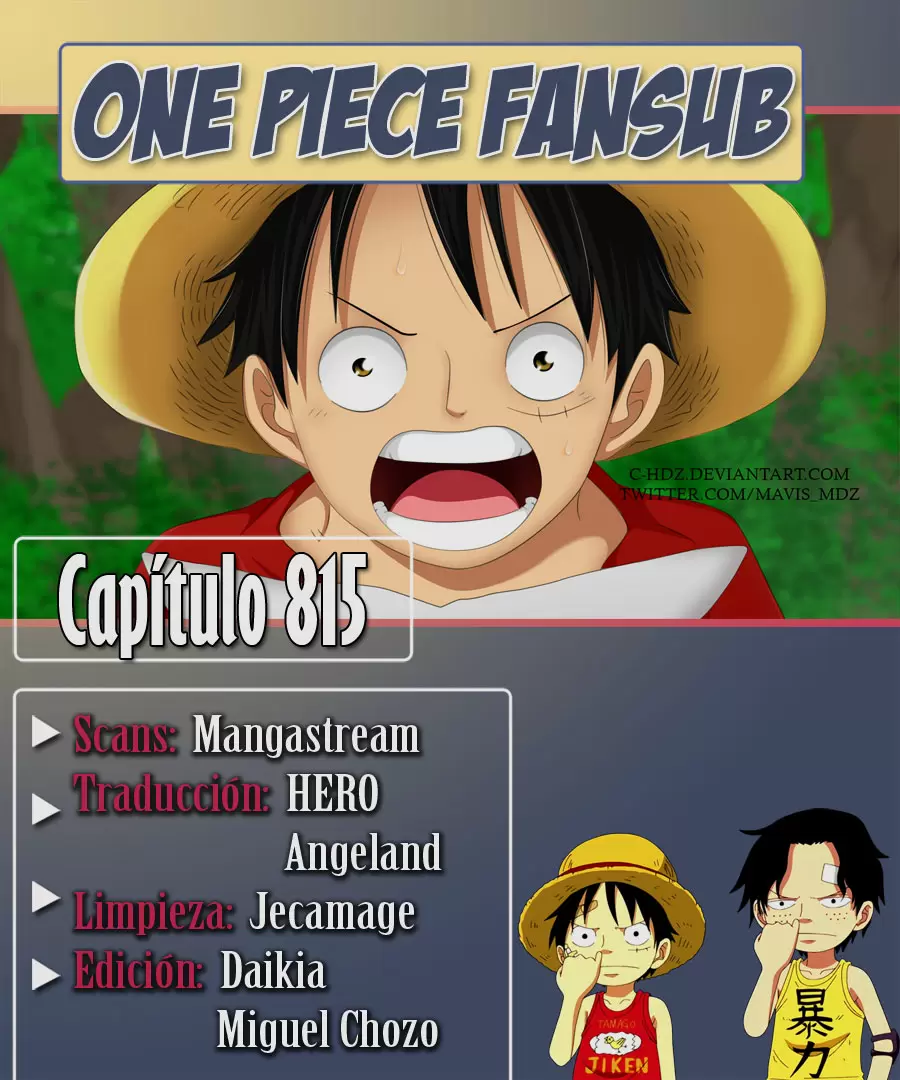 One Piece - Capítulo 815 - Página 1 - LectorTMOo