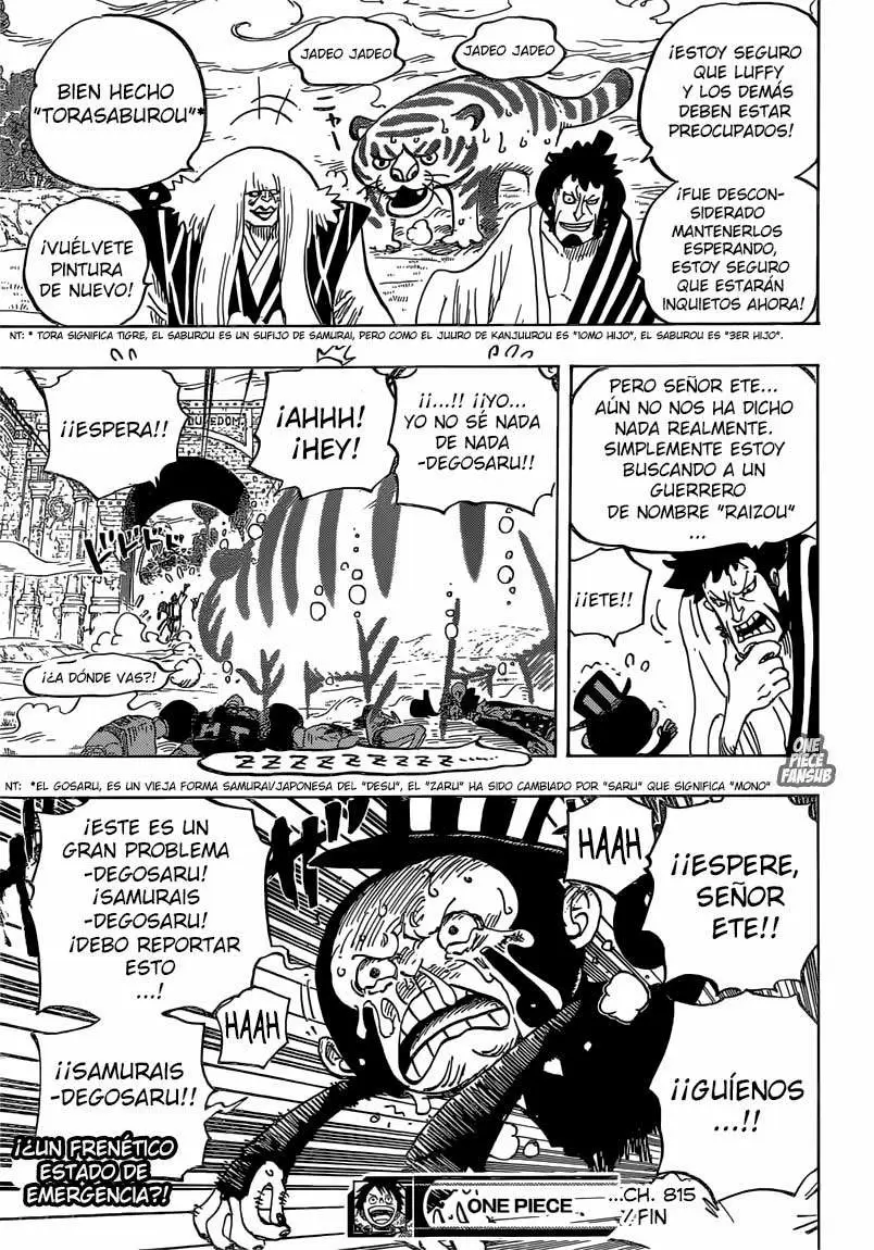 One Piece - Capítulo 815 - Página 18 - LectorTMOo