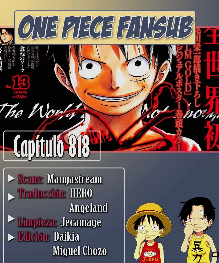 One Piece - Capítulo 818 - Página 1 - LectorTMOo