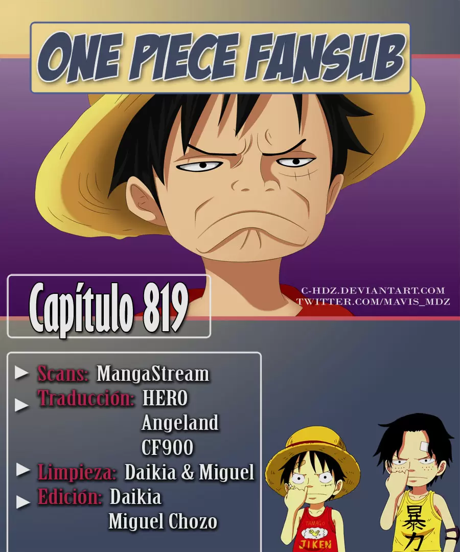 One Piece - Capítulo 819 - Página 1 - LectorTMOo