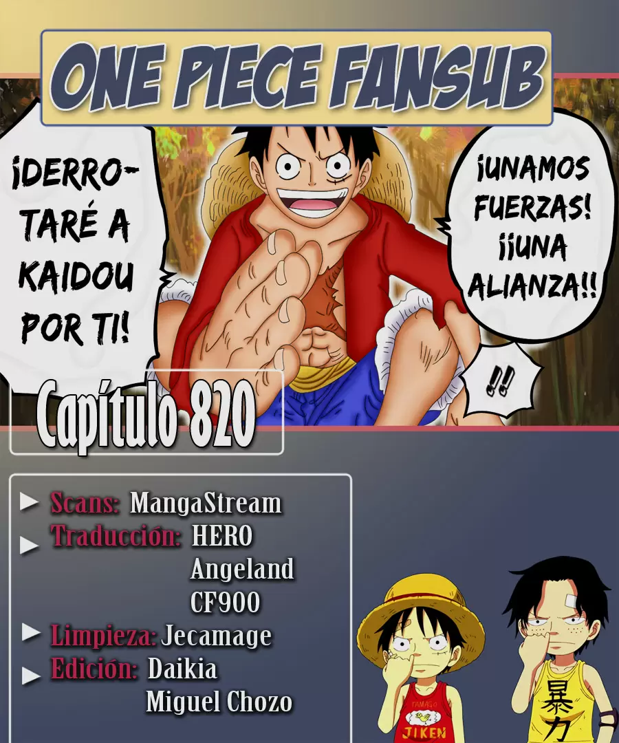 One Piece - Capítulo 820 - Página 1 - LectorTMOo