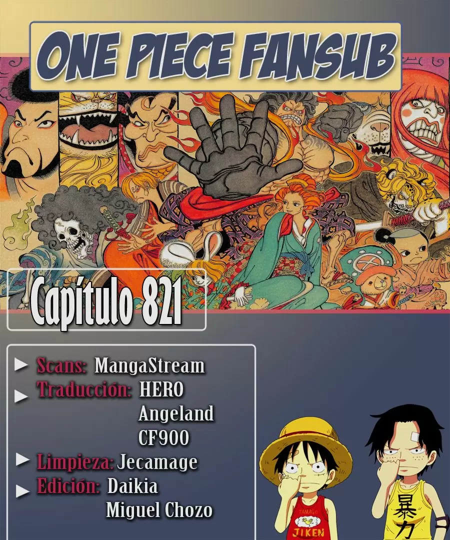 One Piece - Capítulo 821 - Página 1 - LectorTMOo