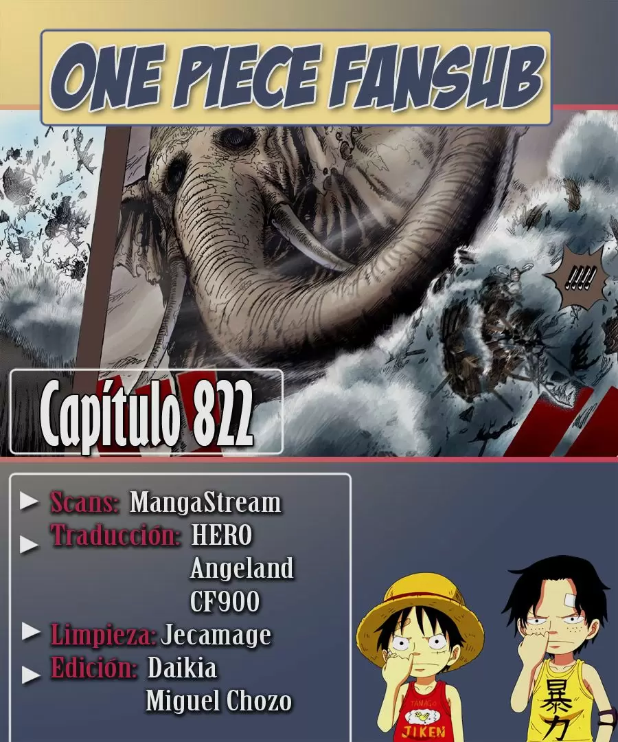 One Piece - Capítulo 822 - Página 1 - LectorTMOo