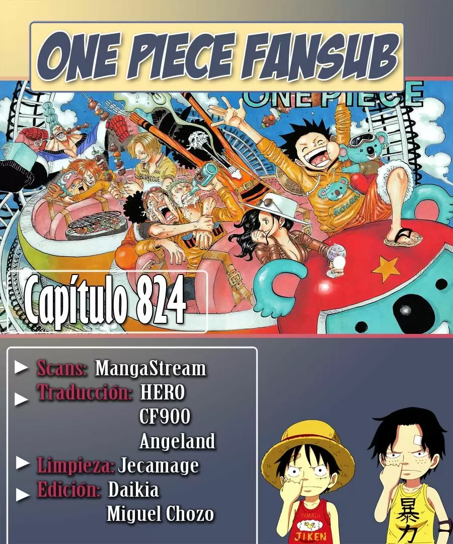 One Piece - Capítulo 824 - Página 1 - LectorTMOo