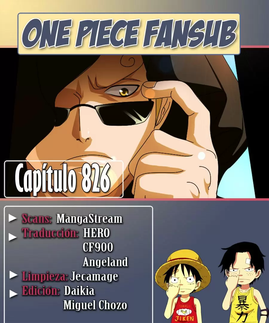 One Piece - Capítulo 826 - Página 1 - LectorTMOo