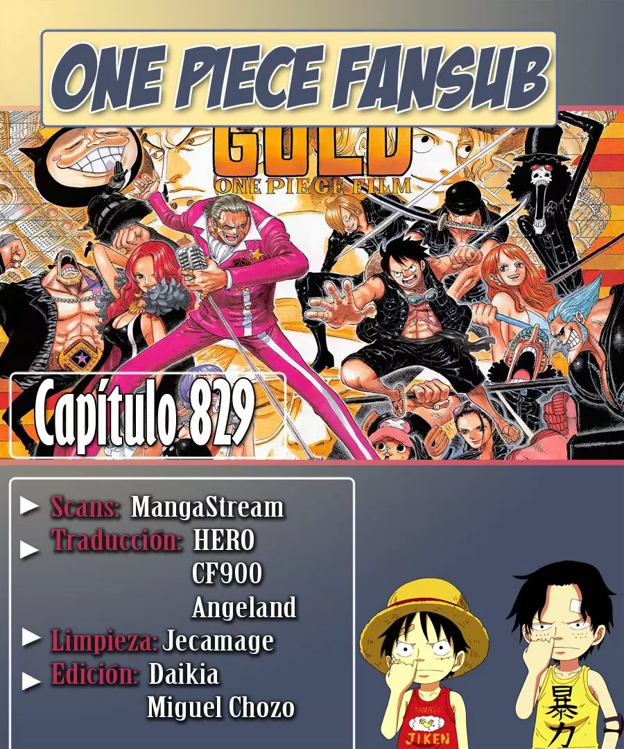 One Piece - Capítulo 829 - Página 1 - LectorTMOo