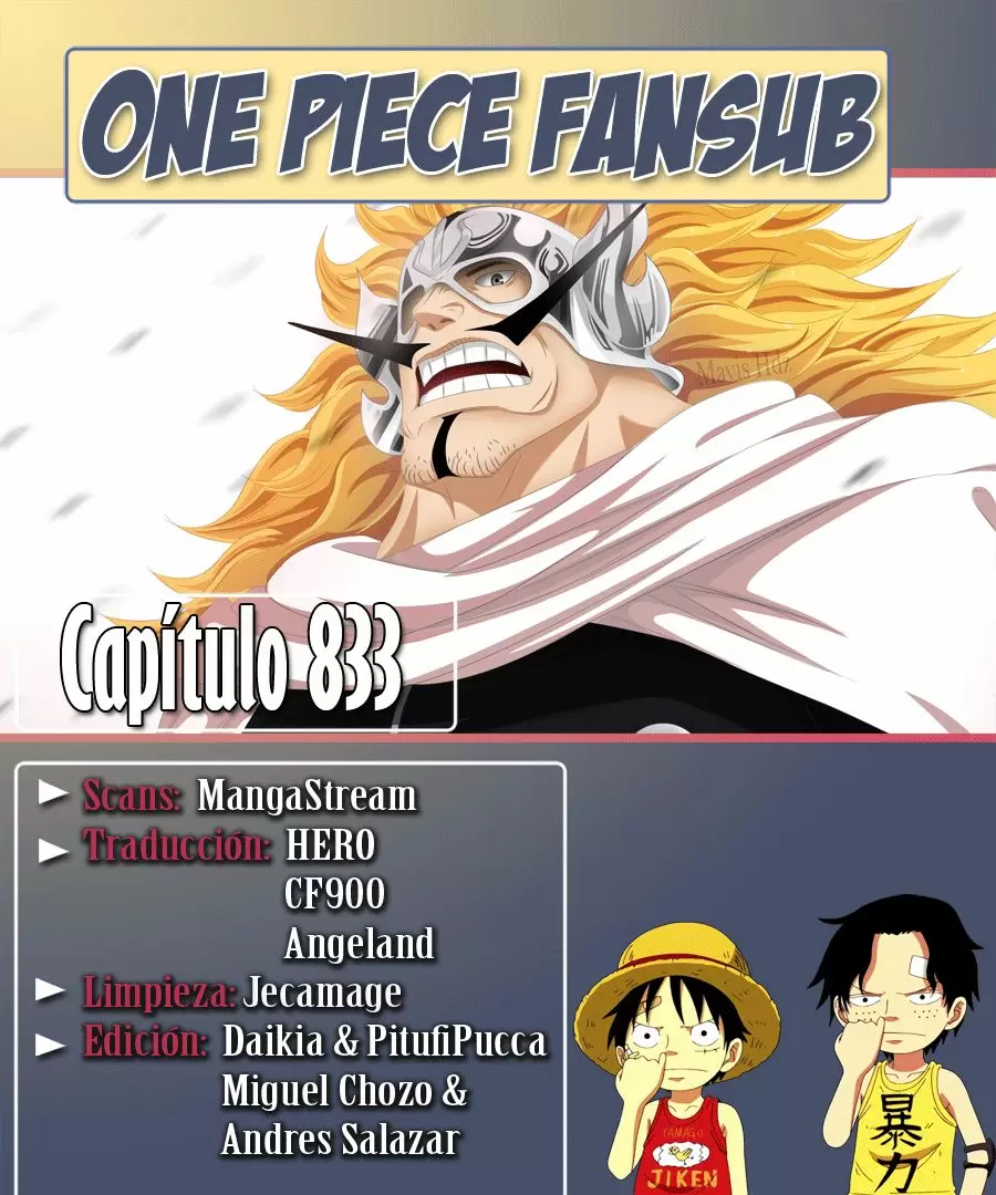 One Piece - Capítulo 833 - Página 1 - LectorTMOo