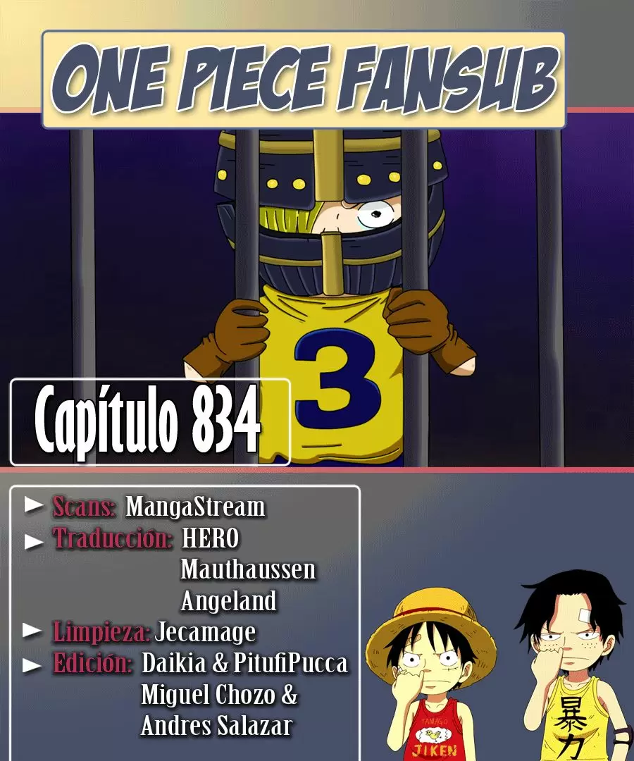 One Piece - Capítulo 834 - Página 1 - LectorTMOo