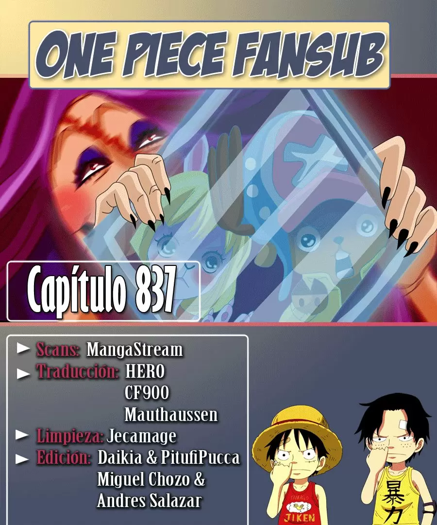 One Piece - Capítulo 837 - Página 1 - LectorTMOo