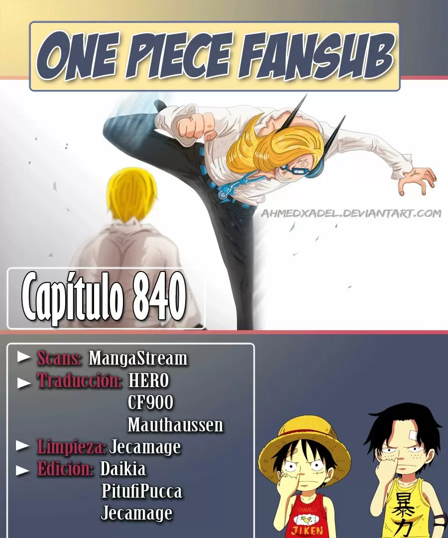 One Piece - Capítulo 840 - Página 1 - LectorTMOo
