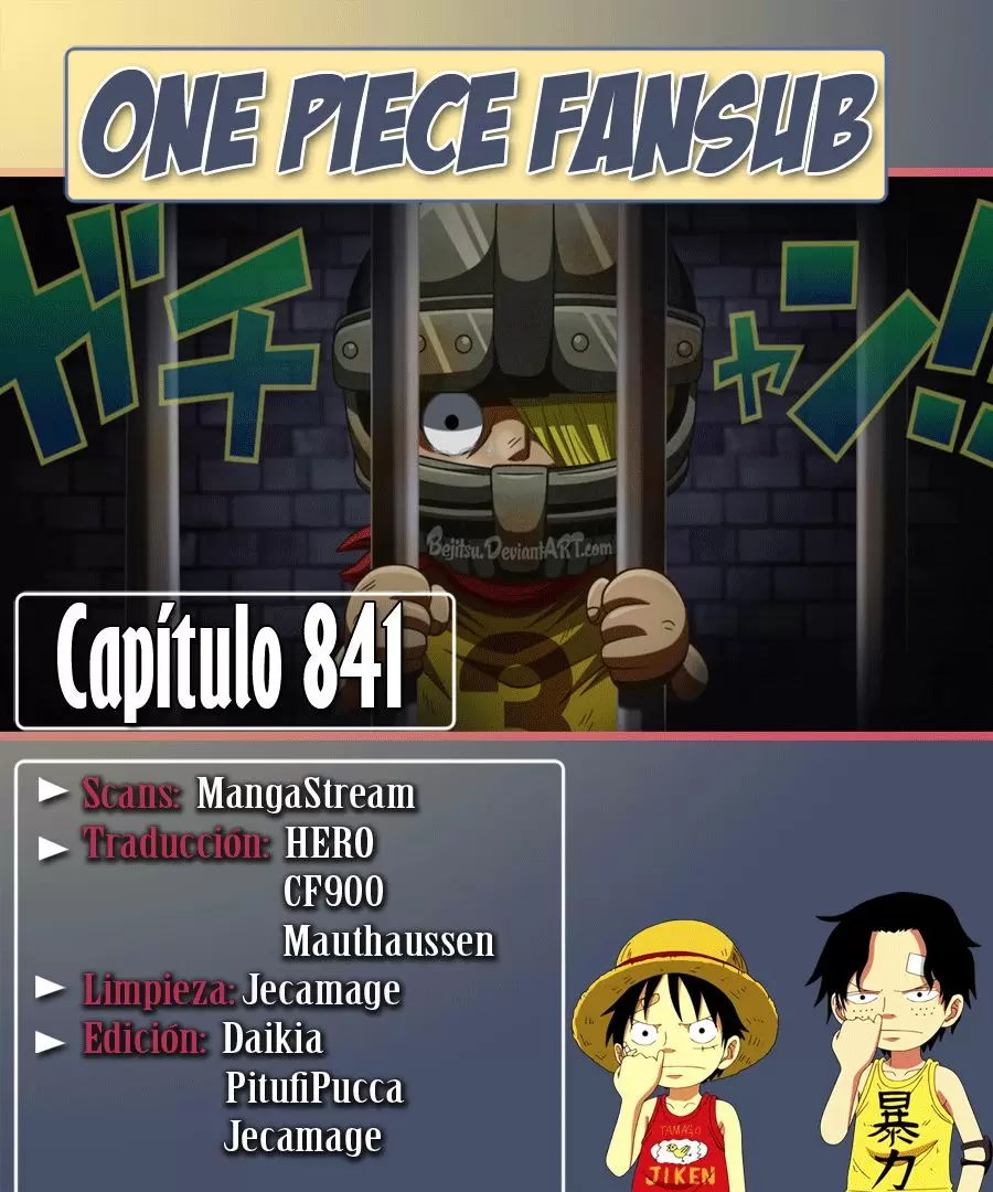 One Piece - Capítulo 841 - Página 1 - LectorTMOo