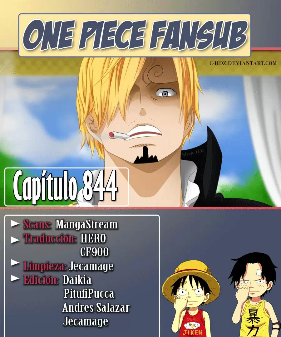 One Piece - Capítulo 844 - Página 1 - LectorTMOo