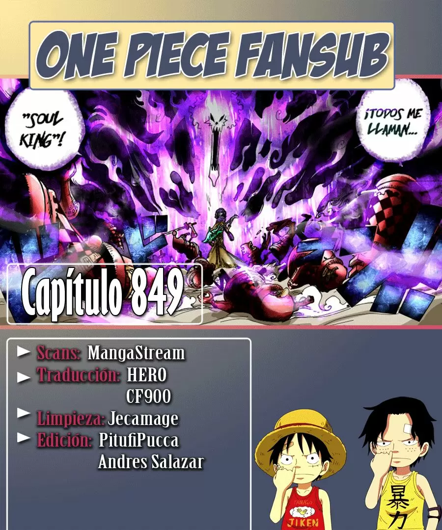 One Piece - Capítulo 849 - Página 1 - LectorTMOo