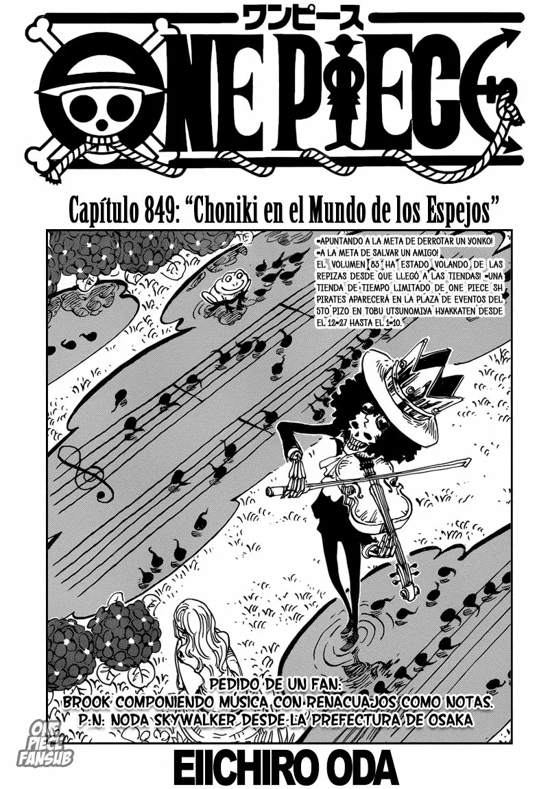 One Piece - Capítulo 849 - Página 3 - LectorTMOo