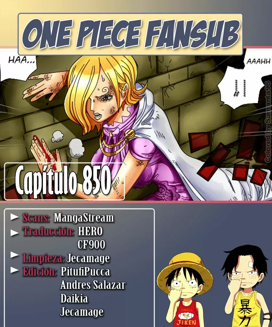 One Piece - Capítulo 850 - Página 1 - LectorTMOo