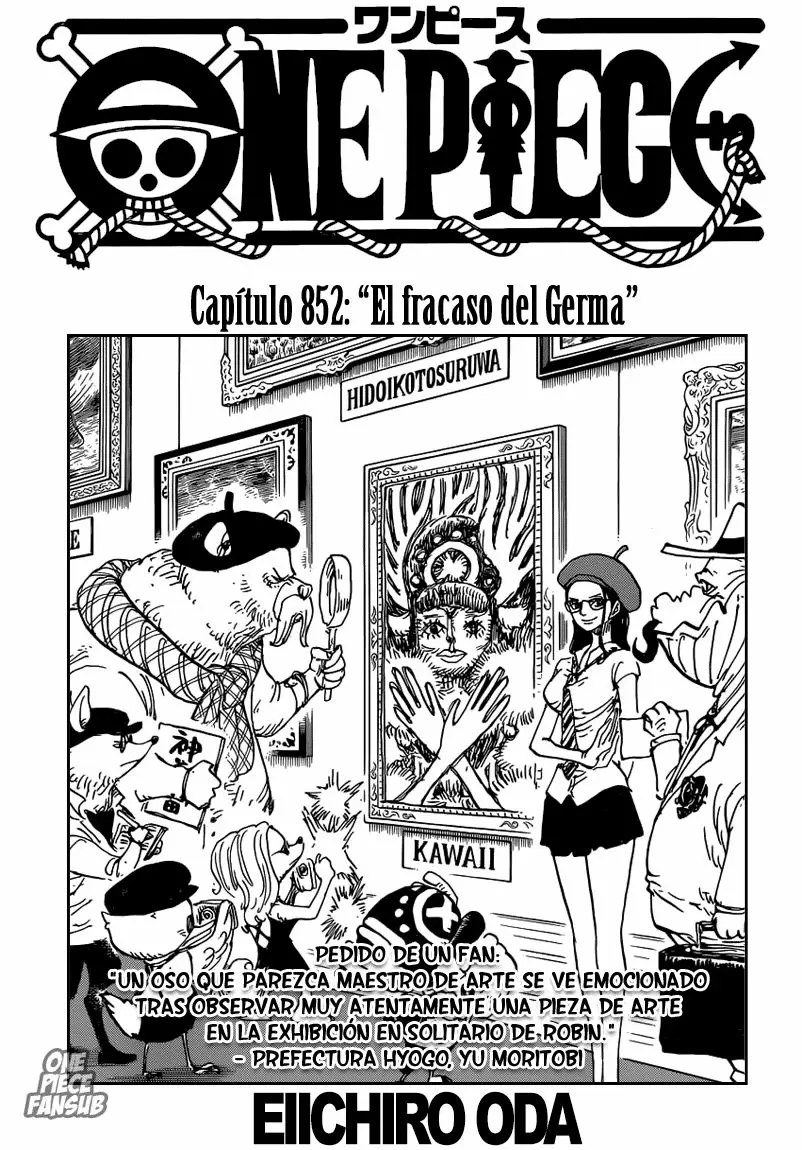 One Piece - Capítulo 852 - Página 3 - LectorTMOo