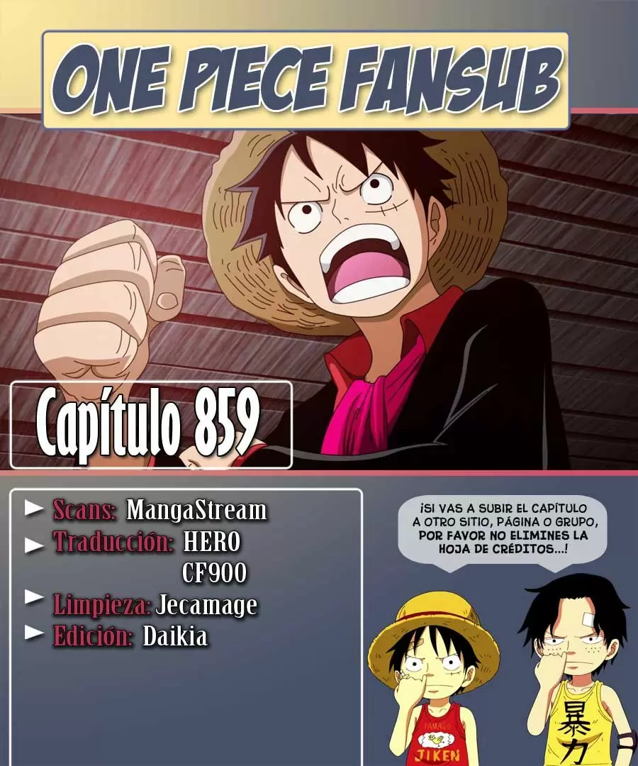 One Piece - Capítulo 859 - Página 1 - LectorTMOo