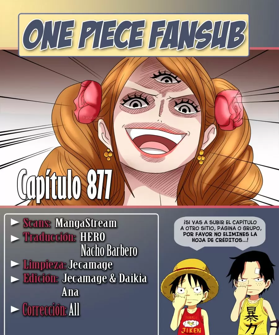 One Piece - Capítulo 877 - Página 1 - LectorTMOo