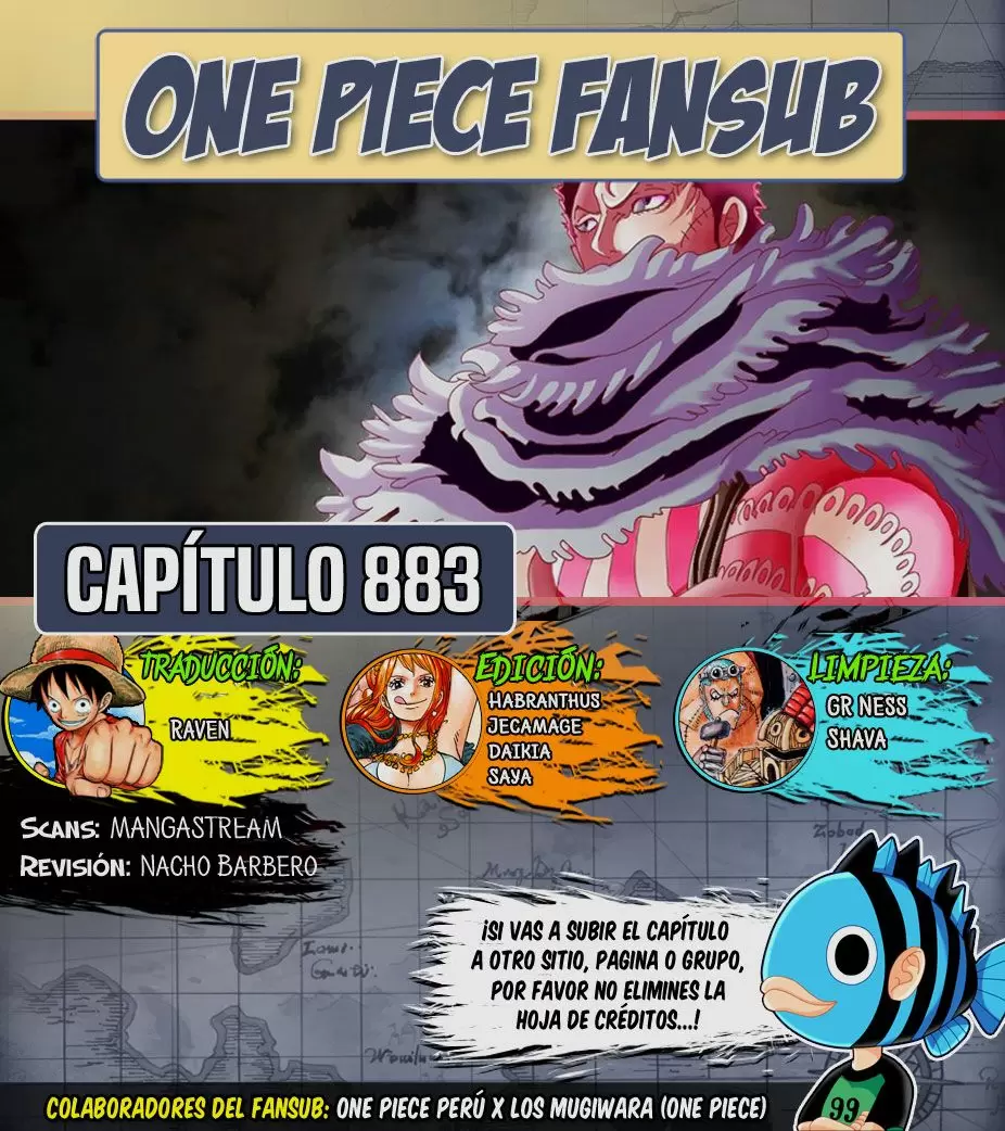 One Piece - Capítulo 883 - Página 1 - LectorTMOo
