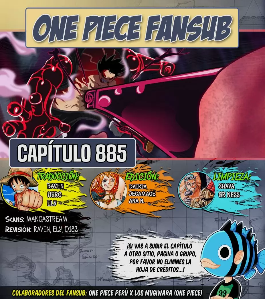 One Piece - Capítulo 885 - Página 1 - LectorTMOo
