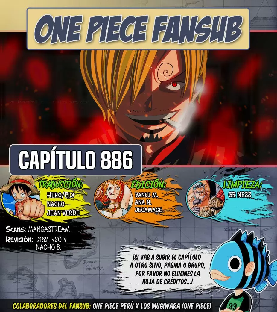 One Piece - Capítulo 886 - Página 1 - LectorTMOo