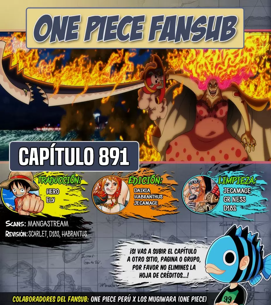 One Piece - Capítulo 891 - Página 1 - LectorTMOo