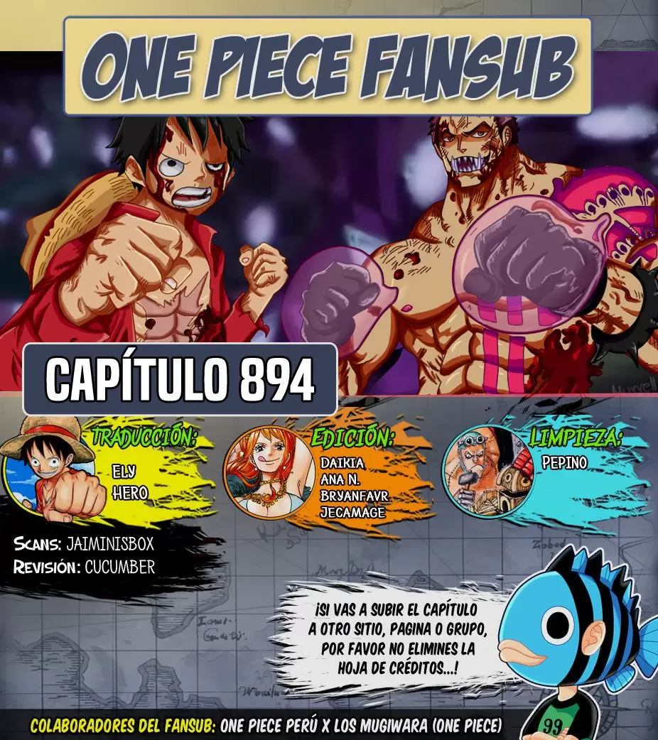 One Piece - Capítulo 894 - Página 1 - LectorTMOo