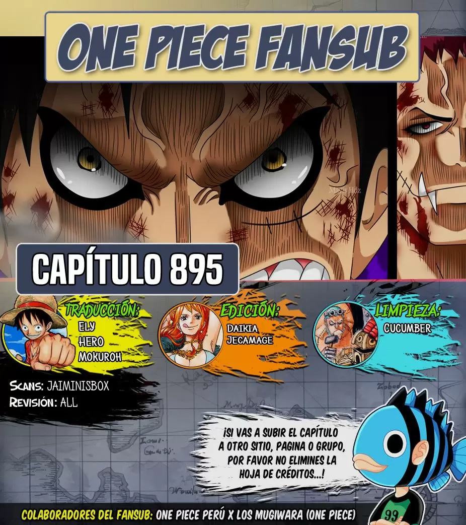One Piece - Capítulo 895 - Página 1 - LectorTMOo