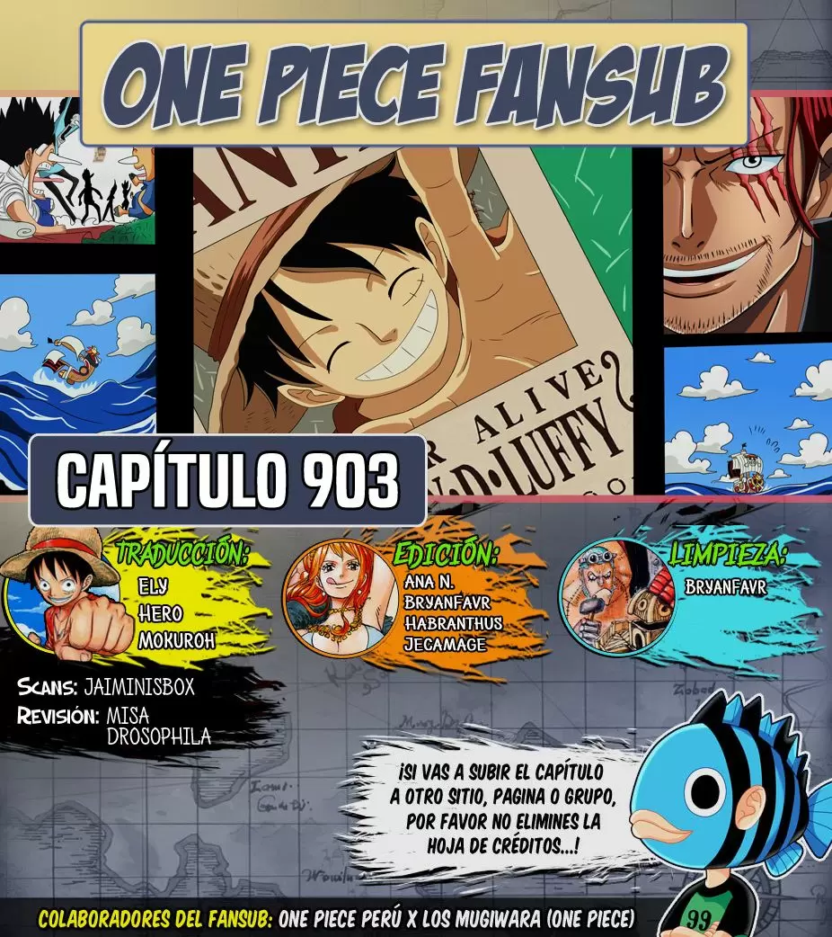 One Piece - Capítulo 903 - Página 1 - LectorTMOo