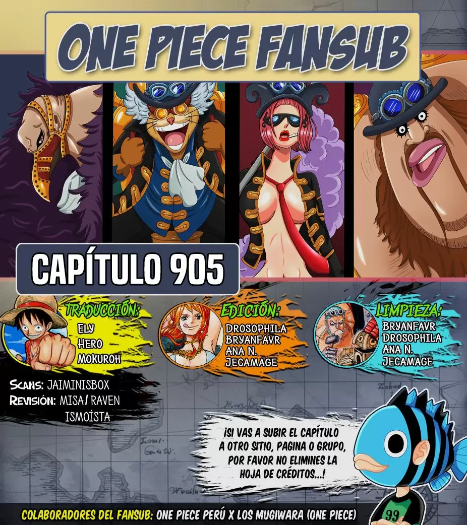 One Piece - Capítulo 905 - Página 1 - LectorTMOo