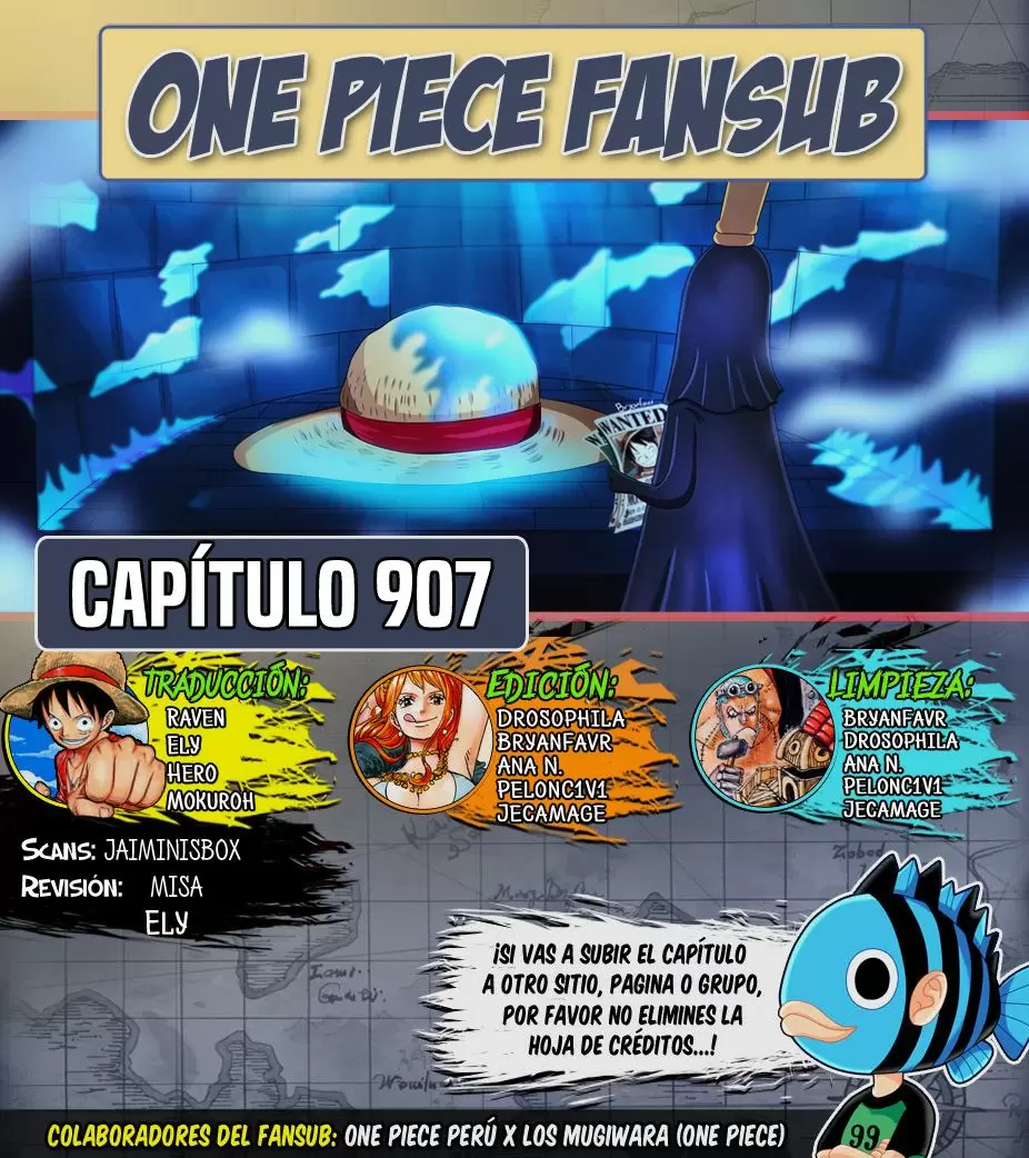 One Piece - Capítulo 907 - Página 1 - LectorTMOo