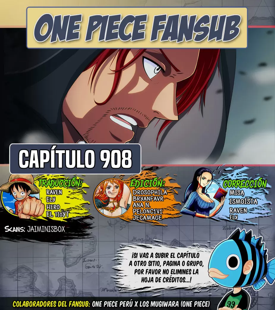 One Piece - Capítulo 908 - Página 1 - LectorTMOo
