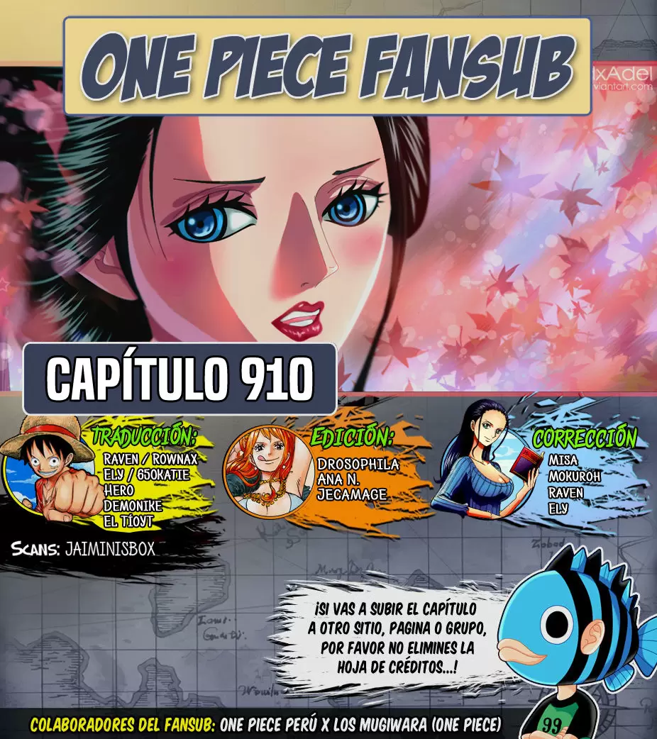 One Piece - Capítulo 910 - Página 1 - LectorTMOo
