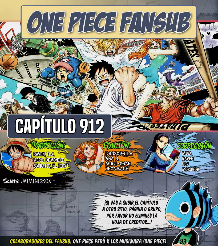 One Piece - Capítulo 912 - Página 1 - LectorTMOo