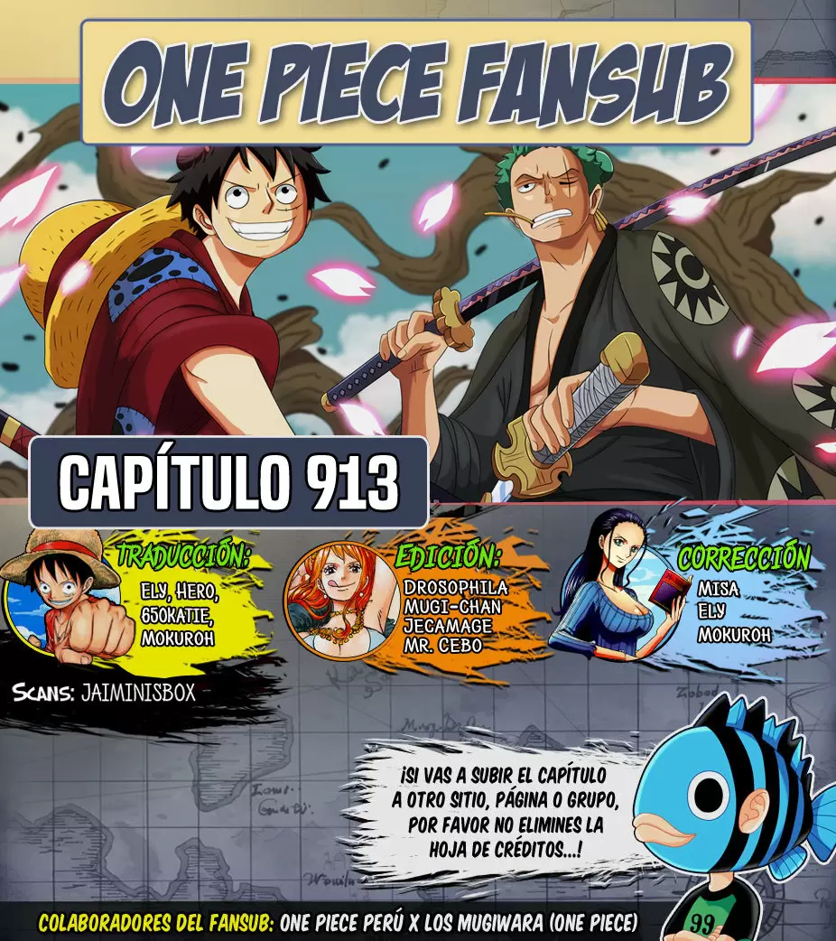 One Piece - Capítulo 913 - Página 1 - LectorTMOo