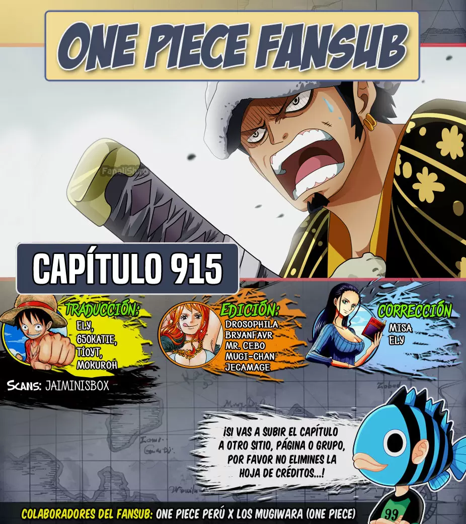 One Piece - Capítulo 915 - Página 1 - LectorTMOo