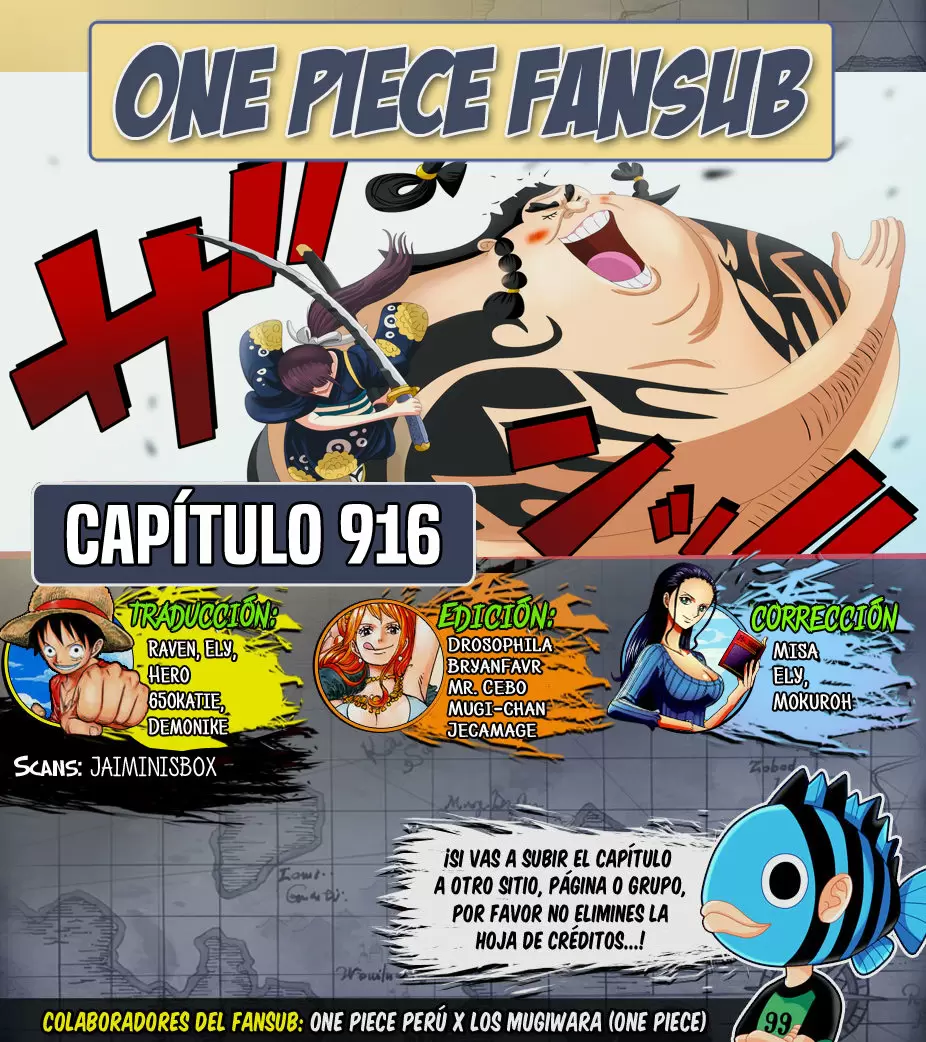 One Piece - Capítulo 916 - Página 1 - LectorTMOo