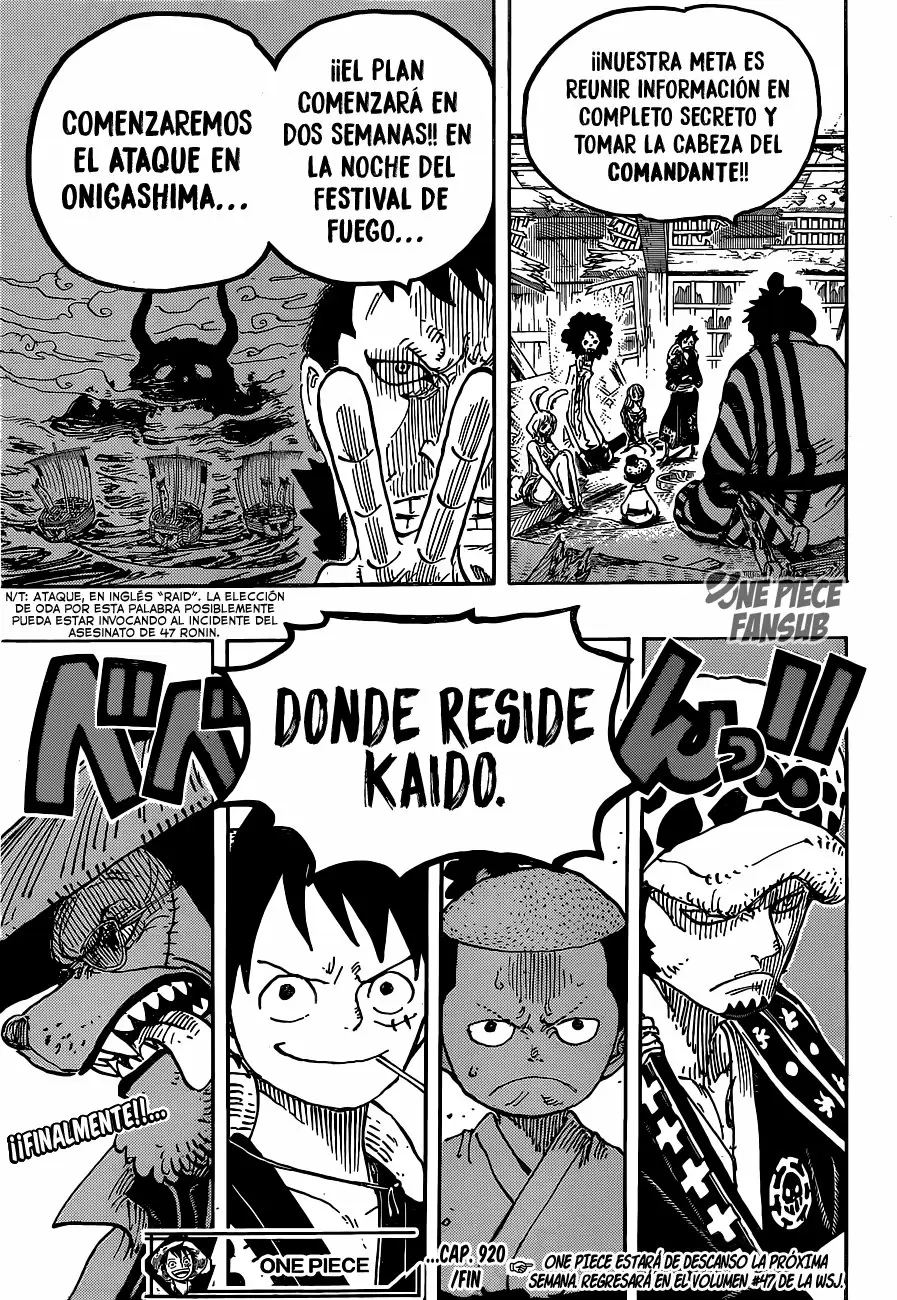 One Piece - Capítulo 920 - Página 17 - LectorTMOo