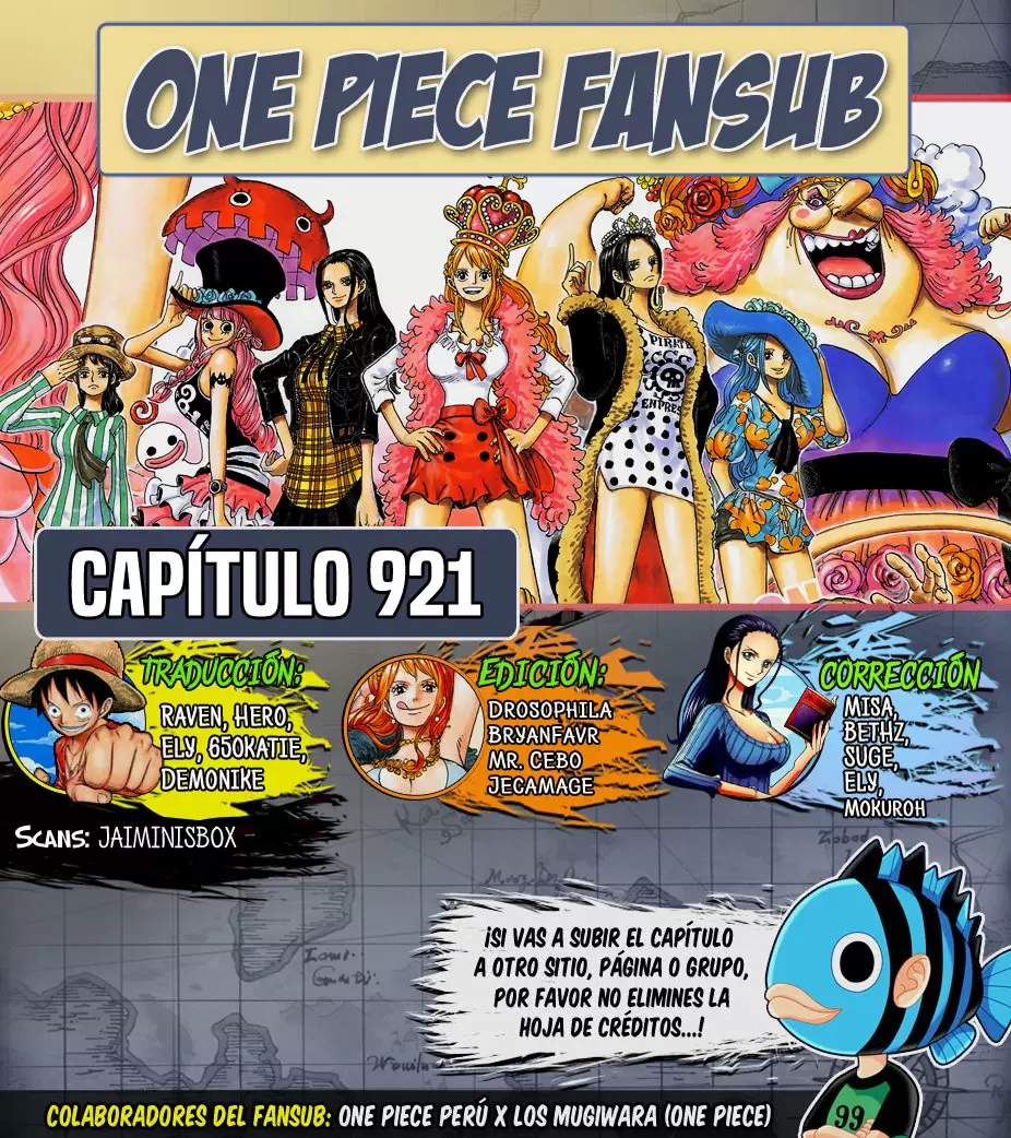 One Piece - Capítulo 921 - Página 1 - LectorTMOo