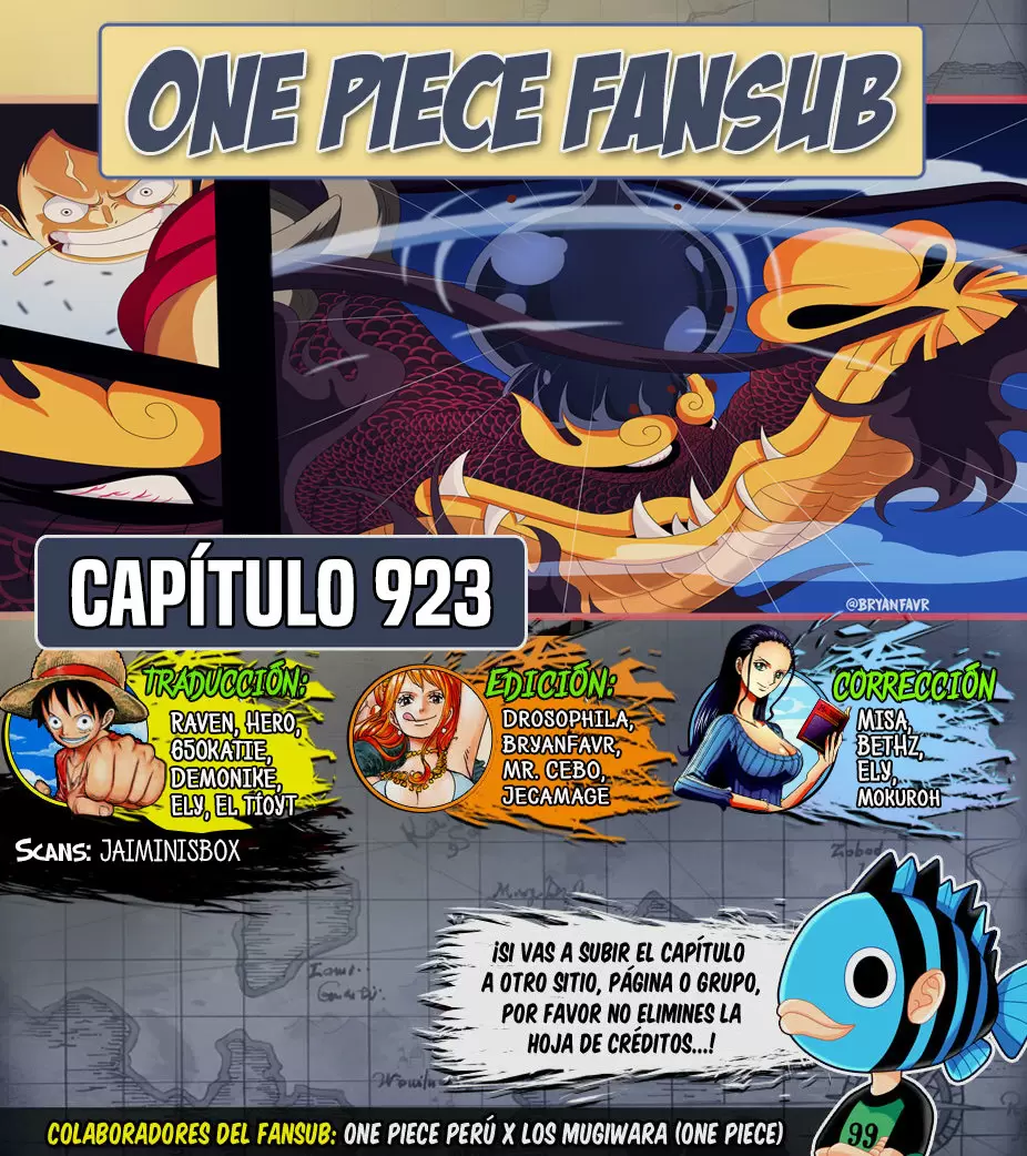 One Piece - Capítulo 923 - Página 1 - LectorTMOo